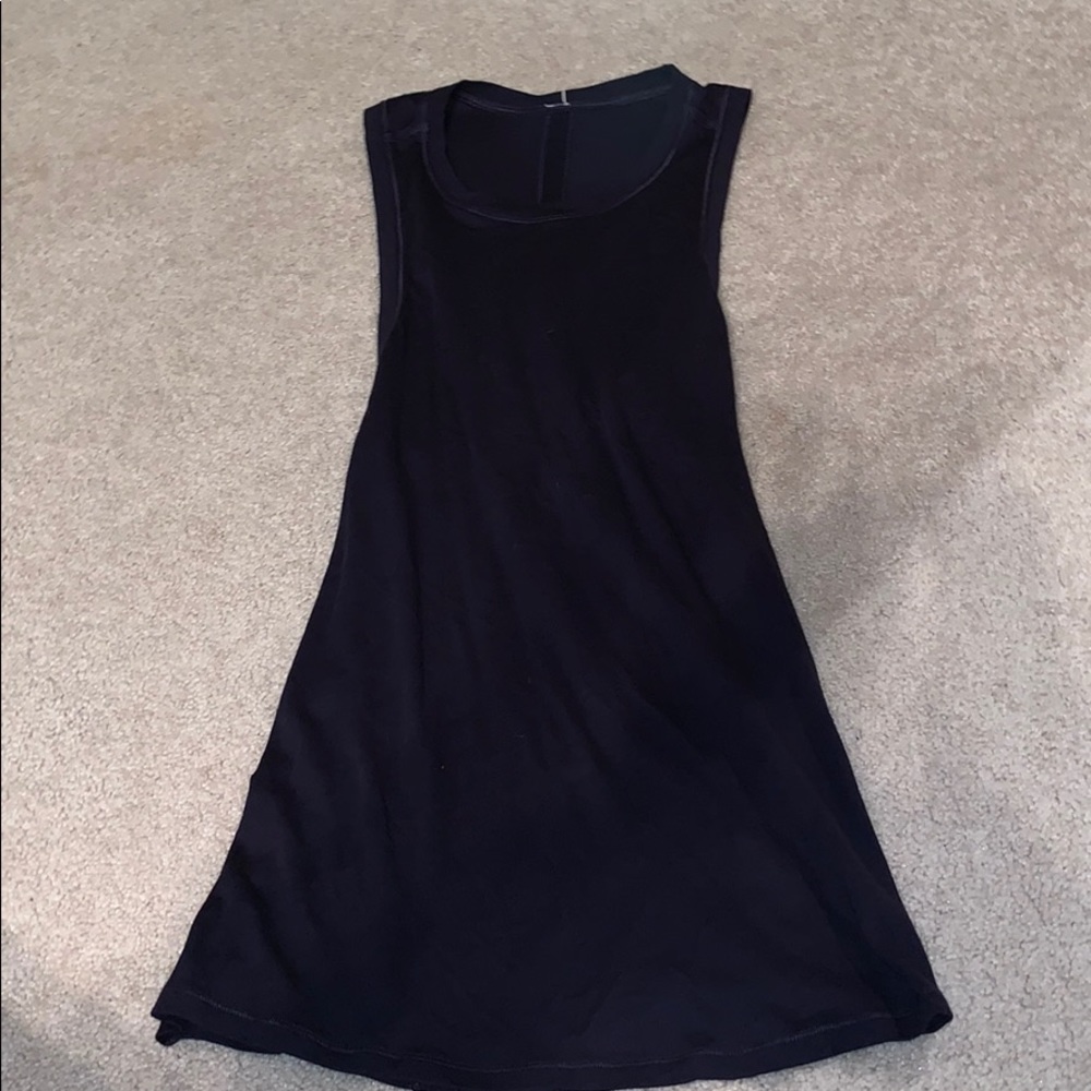 Lulu lemon cross back tank navy blue
